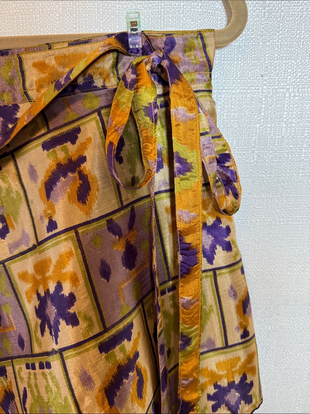 Vintage Kariza Magic Skirt 100% Silk Fairycore Festival Wrap - Picture 3 of 9